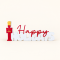 3D-geprint woordbeeld Happy Holidays – Dovana