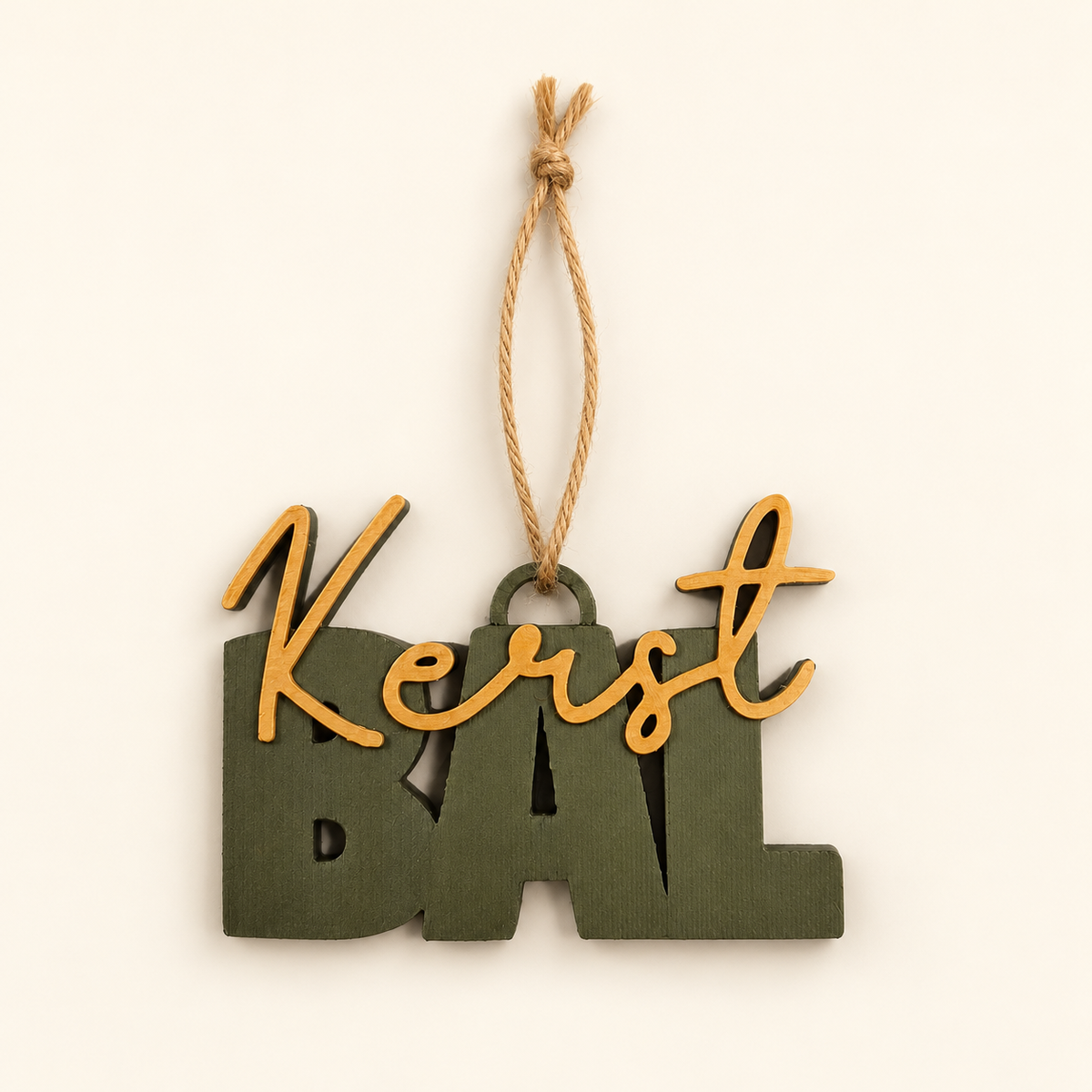 Kerstbal hanger donkergroen – Dovana