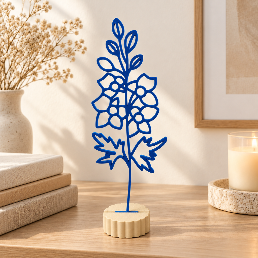 Maandbloem juli – Ridderspoor