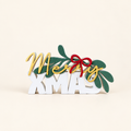 3D-geprint woordbeeld Merry XMAS – Dovana