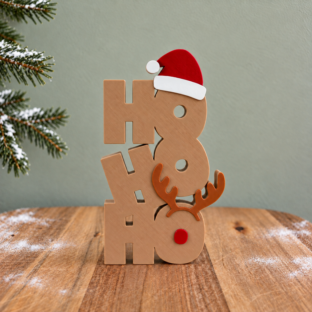 Kerstwoordbeeld Ho Ho Ho van Dovana