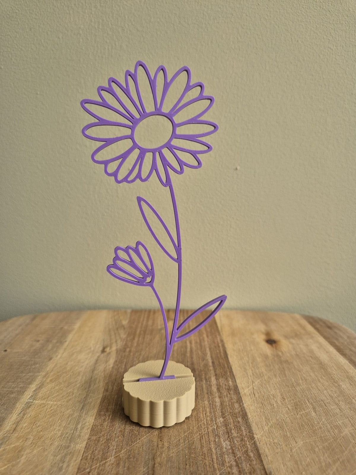 Maandbloem september – aster met enkele houder